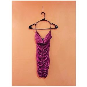 Forever 21 Purple Strapless Bodycon Dress